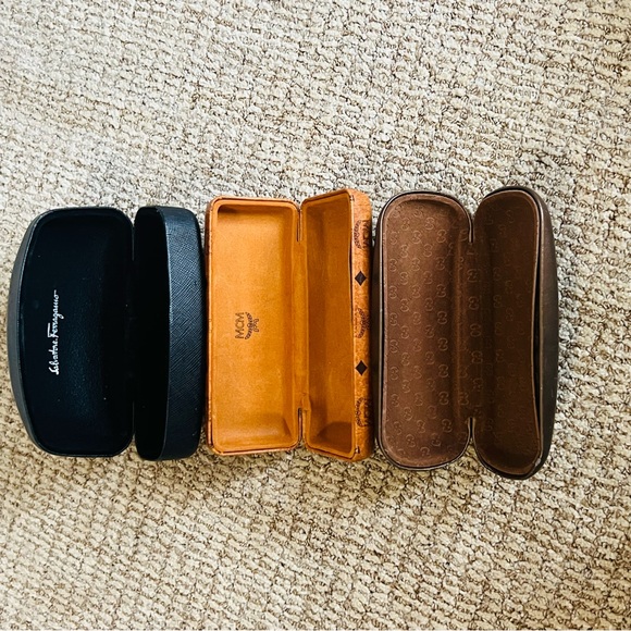 Bundle of 3 Designer Sunglass Cases - Gucci, MCM & Salvatore Ferragamo - Picture 12 of 13